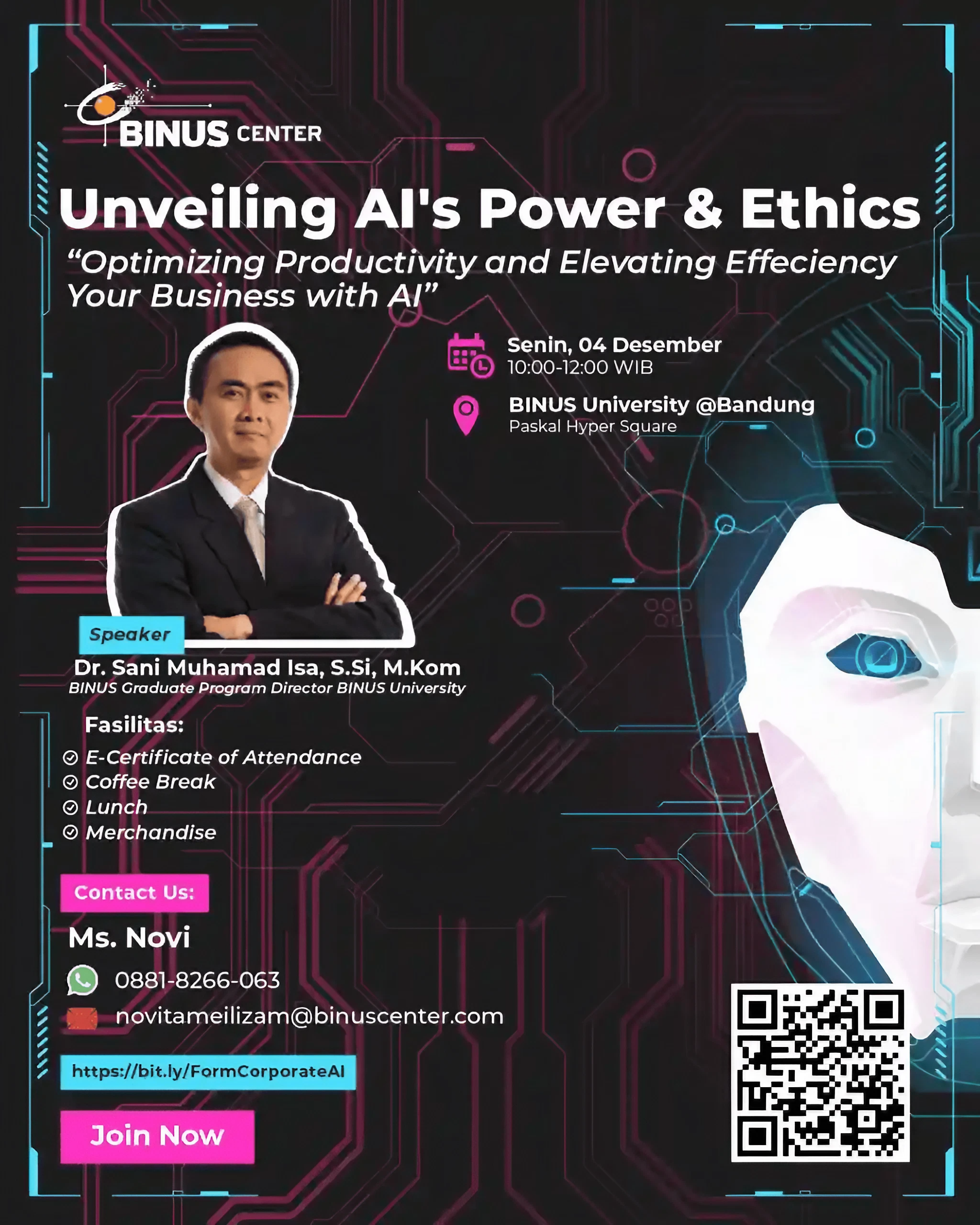 Seminar Unveiling AI's Power & Ethic's