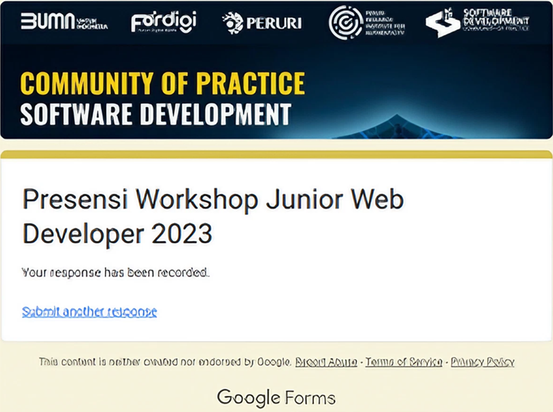 Workshop Junior Web Developer 2023